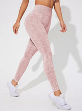 ContourFlex Sculpt Leggings – Stone Washed Pink - VECTOR SPORTSWEAR
